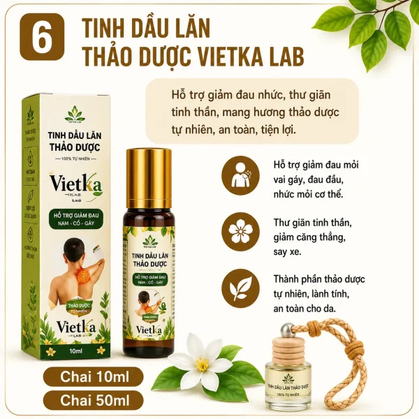 TINH DẦU THẢO DƯỢC VIETKA LAB